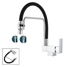 Front Window Kitchen Faucet Off 360° Adjustable Faucet Kitchen with 2 Jetsa...