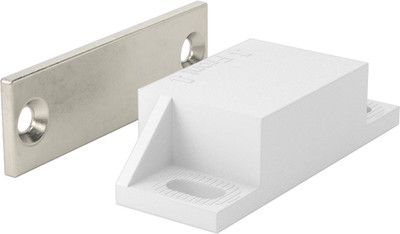 *LOT OF 5* McMaster Carr 6680A15 Clean Room Magnetic Latch White 7 lbf *New*