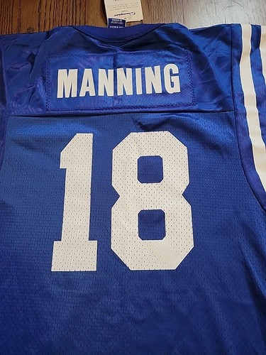 Champion Peyton Manning Indianapolis Colts Jersey Youth Large 14-16 Football - Picture 9 of 10