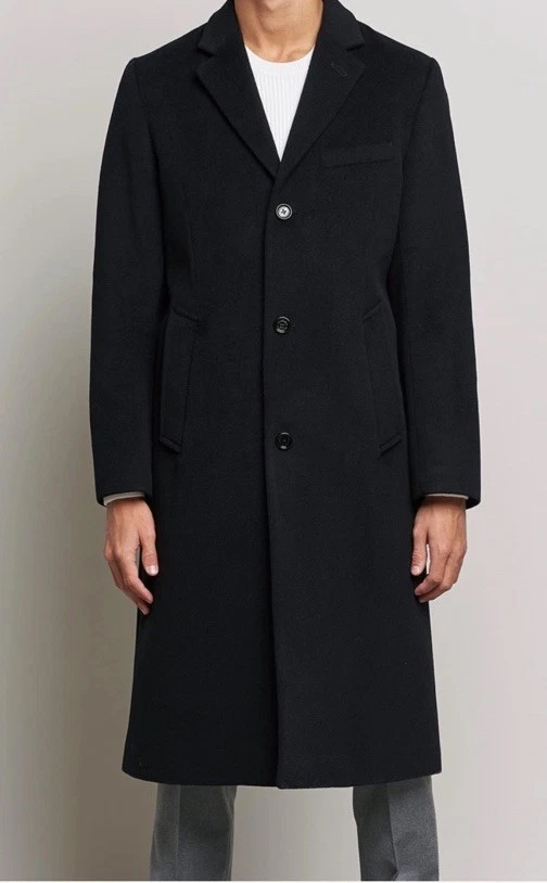 J Lindeberg Wool/Cashmere Burke Coat, Black, Size 48, NWT - Image 2 of 4