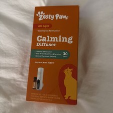 ZESTY PAWS CALMING DIFFUSER 30 DAYS ALL AGES, CALMNESS  RELAXATION NEW, SEALED