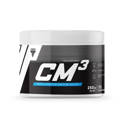 TREC CM3 Tri-Kreatin-Malat-Pulver 250g Pink Grapefruit