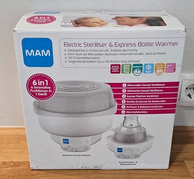 MAM 6-in-1 Sterilisator - Express Babykosterwärmer und Flaschenwärmer  1421