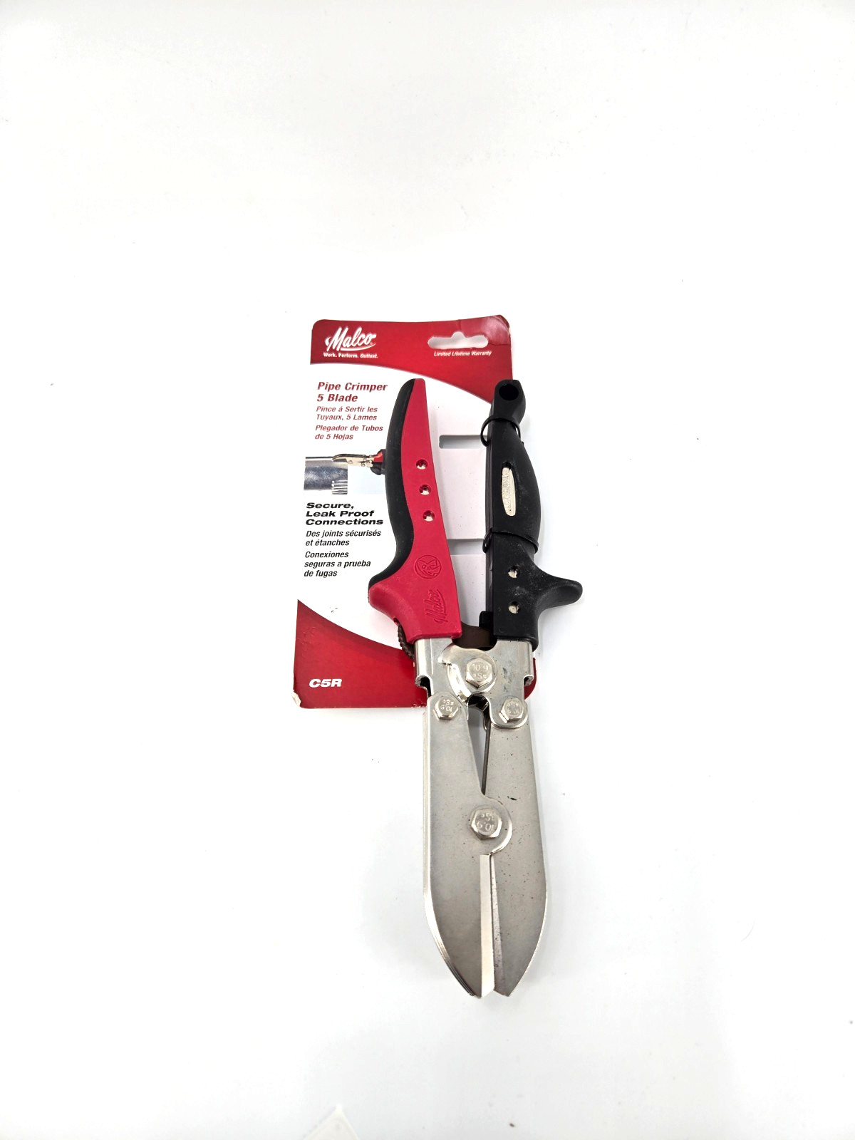 Malco C5RTS Ducting Crimper - Red