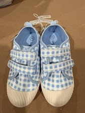 Cat Jack Toddler Sz 11 Parker Sneakers Blue White Canvas Shoes NEW With Tag