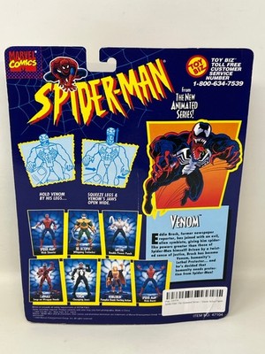 ToyBiz Marvel Spider-Man Venom Jaw Chomping Action Figure for sale