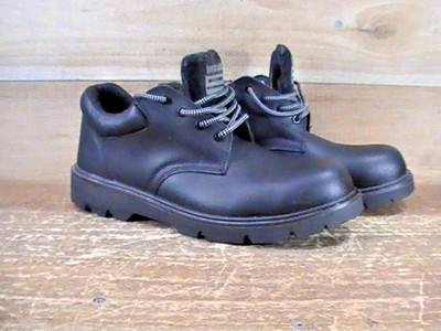 SAFETY JOGGER  MEN SIZE-11 LACE-UP HEAVY DUTY WORK SHOES BLACK PRE-OWNED