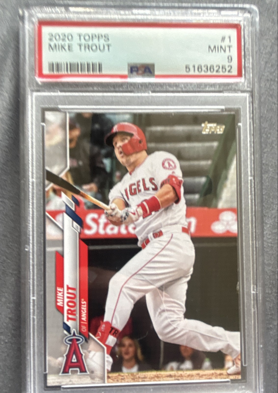 2020 Topps - Mike Trout #1 Batting PSA 9