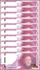 Peru 50 Soles, 2019, P-198, UNC X 10 PCS