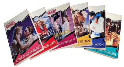Harlequin/Silhouette Here Come the Grooms Romance Novels - 6 Wanted Spouse