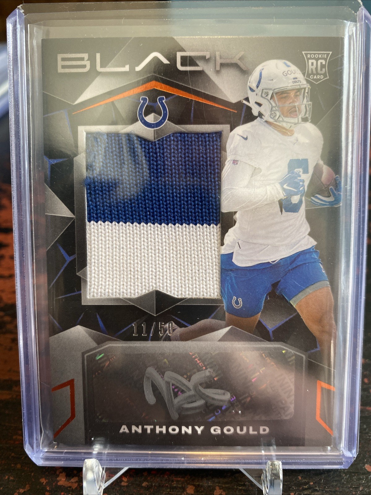 Anthony Gould Panini Black #235 Patch Autograph