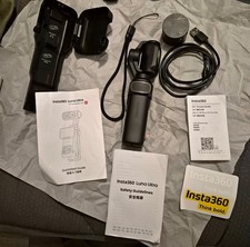 Insta360 Luna Ultra Camera Accessory Bundle Case USB-C Cable 1/4-20 Handle