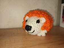 Crochet Hedgehog, NEW, HANDMADE, Fall/Autumn Colors perfect for kids, desktop 
