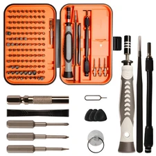 130-IN-1 Precision Screwdriver Set Repair Tool Kit with 117 S2 Steel Bits Tools