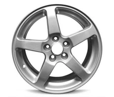 17" Road Ready 560-6585 Silver 17x7 Fits 2005-2009 17x7 Pontiac G6 Aluminum Whee