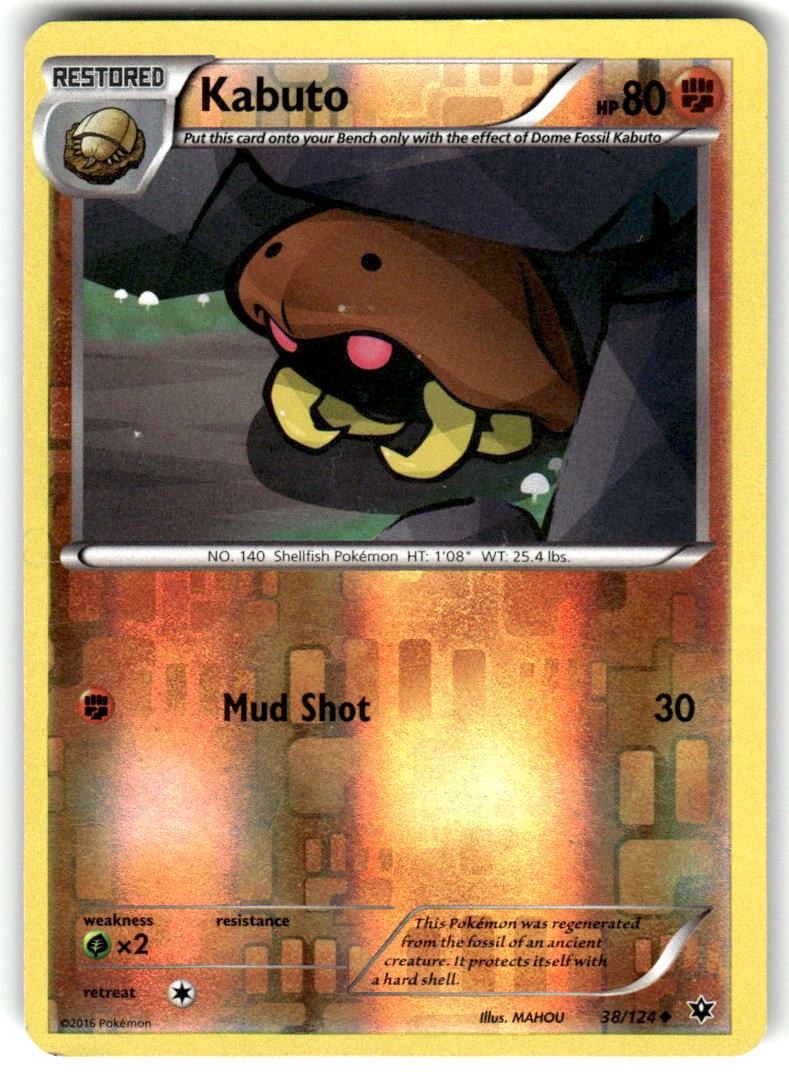 Kabuto Reverse Holo Uncommon Fates Collide 38/124 Lightly Played