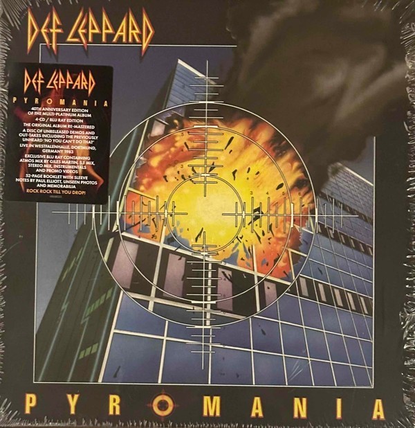 DEF LEPPARD PYROMANIA BOX SET  4CD & BLU RAY  New & Sealed