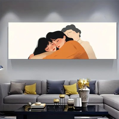 Panoramic A Minimal And Simple Painting Canvas Wall Art Home Décor Picture