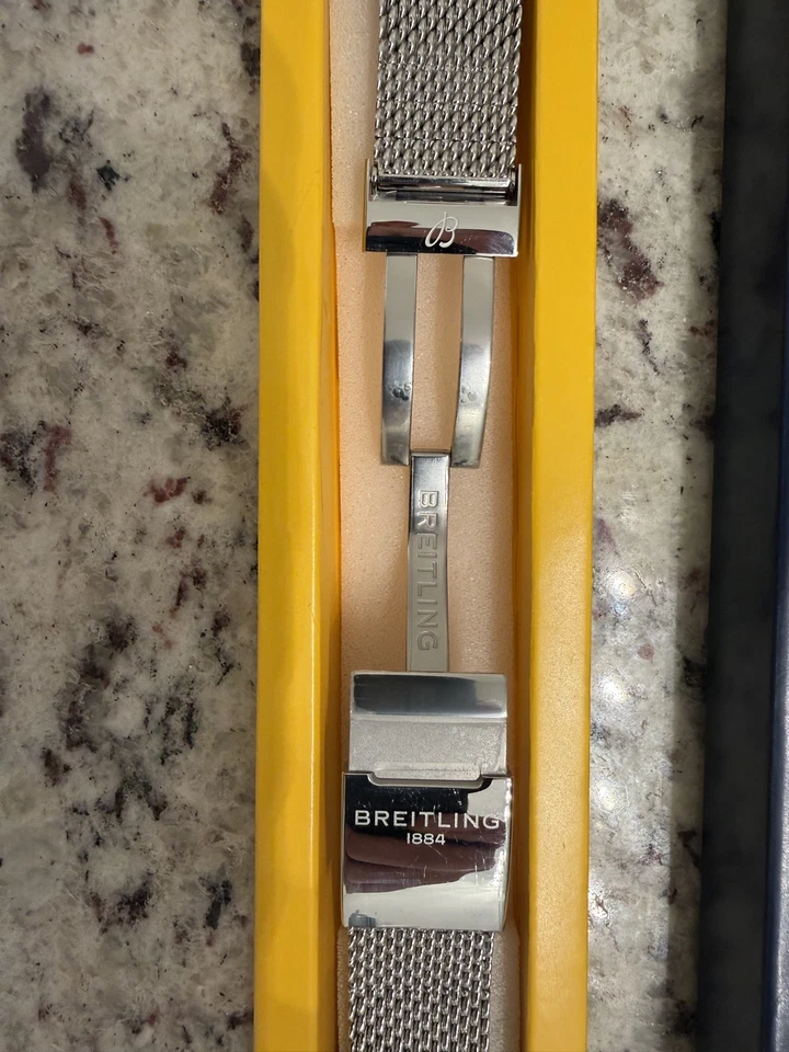 Pulsera BREITLING Clásica Acero Inoxidable 24mm 208A Excelente Estado Foto 2 de 4