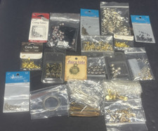 Jewelry Making Supply Kit With Miscellaneous Items Some New Some Used MultiSized