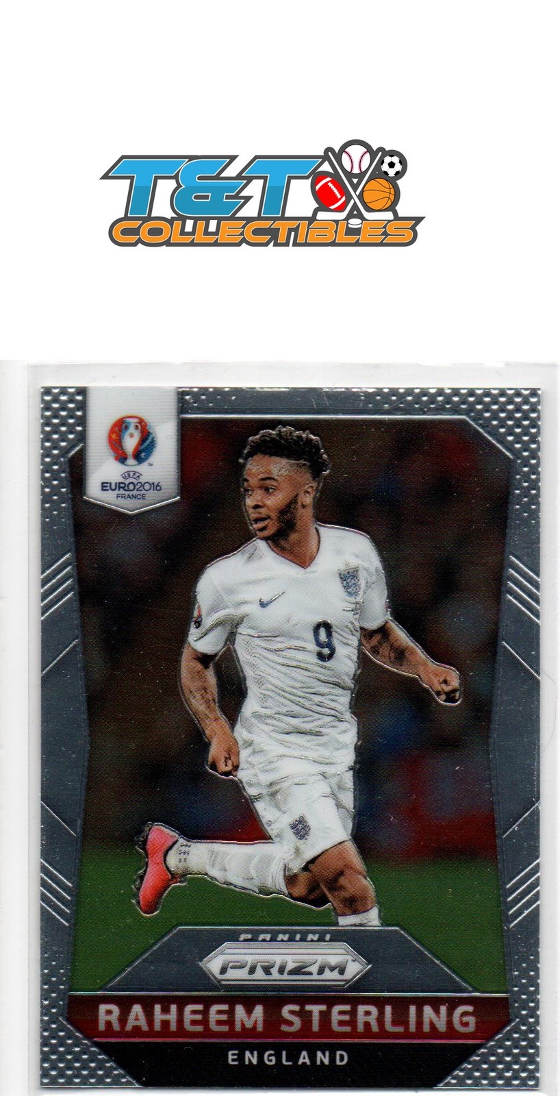 2016 Panini Prizm UEFA Euro #64 Raheem Sterling England