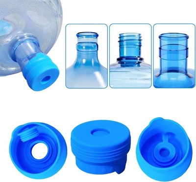 3 Pcs Reusable 5 Gallon, Water Jug Caps Leak Proof Bottle, Lids (55mm) Bottles N
