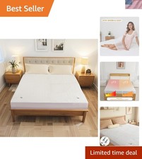 Electric Mattress Pad Queen 60"x80", 4 Heating Levels  10H Auto Shut Off, Br...