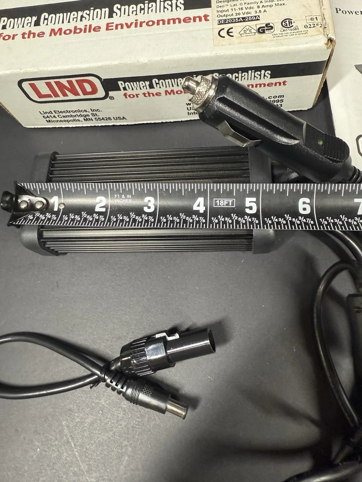 1- Lind Electronics DE2035A-259A adaptador de ar automático ~ excelente estado - Imagem 2 de 4