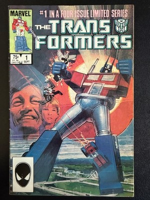 Transformers #1 Marvel Comics 1984 Original Series Optimus Prime Direct Edition