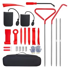 Car Tool Kit Roadside Emergency With Long Reach Grabber Air Wedge Bag Pump 16pcs