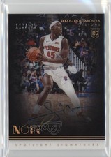 2019 Panini Noir Spotlight Signatures Vertical 113/125 Sekou Doumbouya Auto 5xx