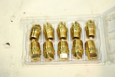 Lot of 10 VeeJet Brass NOzzle H1/4VV-4002