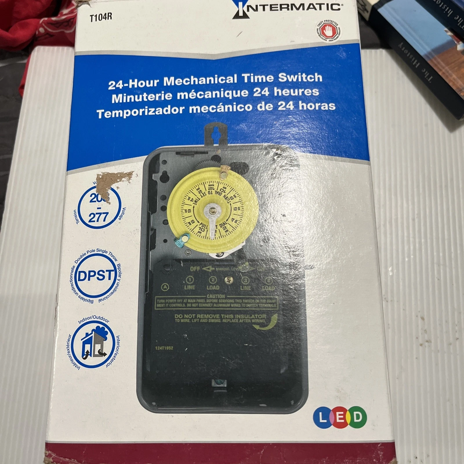 Intermatic T101R Mechanical Timer For Pools, Spas Or Outdoor Lights no tested
