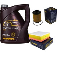 SCT Inspektionspaket 5L Mannol Extreme 5W-40 FüR Opel Corsa D 1.3 Cdti Meriva B