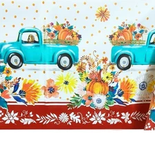 Table cover Pioneer Woman 54 x 108 Festive  Thanksgiving, Fall Set Of 2