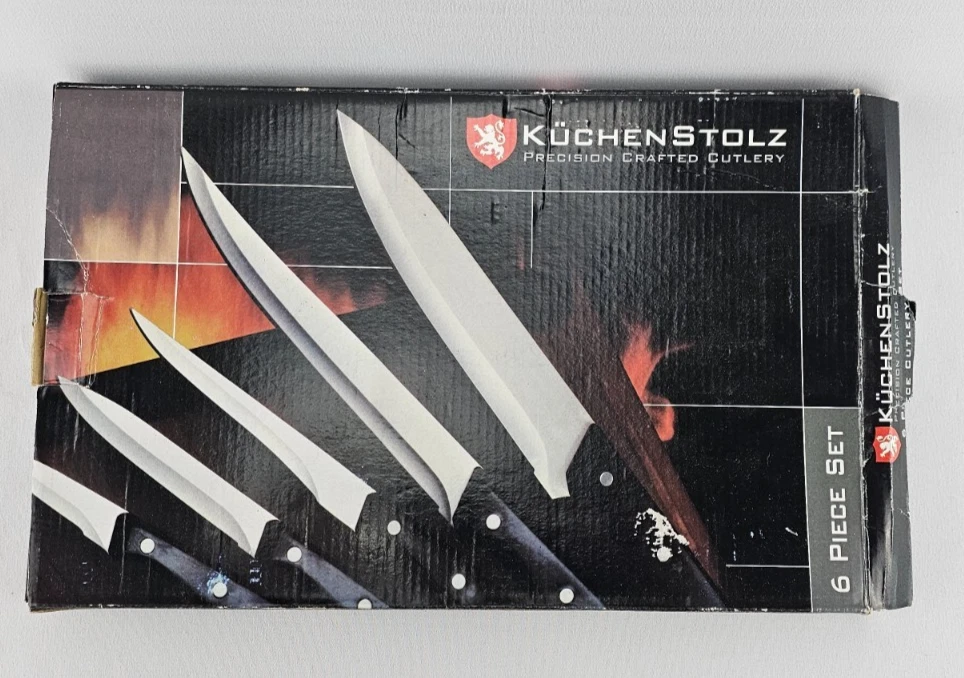 Küchenstolz 6‑Piece Stainless Steel Knife Set –New in Box
Opens in a new window or tab