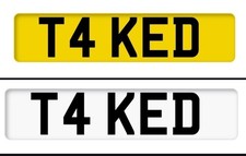 Cherished Number Plate T4 KED on Retention ready to transfer
