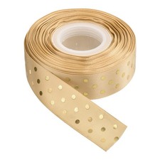 Grosgrain Ribbons 25 Yards 1 Inch Khaki Ribbon Bow Decoration for Craft