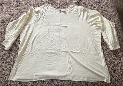 Women s 6x White Long Sleeve Shirt