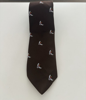 Darien Sport Shop Connecticut Mallard Ducks Brown Embroidered