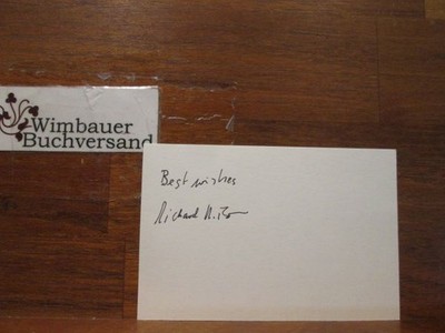 Richard Robert Ernst Nobelpreis für Chemie 1991 // Autogramm Autograph si 238836