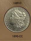 1890-CC Morgan Silver Dollar
