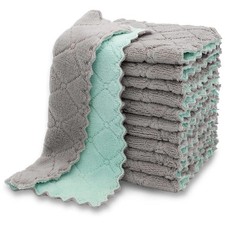 Paños de limpieza suaves absorbentes de terciopelo coral microfibra 10 un.