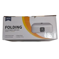 Portable Clothes Dryer Folding Electric Compact Drying Machine NWT