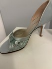 Banana Republic Women’s Silver/Green Sequin Bow D'Orsay Open Toe Heels 6 — photo 2