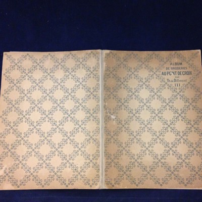 3 ALBUMS ANCIENS BRODERIE Au Point De Croix Par DILLMONT