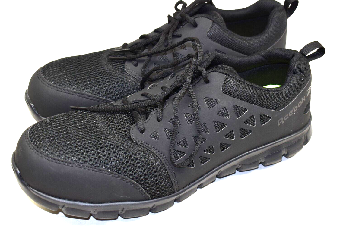 Reebok Sublite Cushion Composite Safety Toe Black Work Sneaker Shoe Mens Size 8 Amazon.com: Reebok Work Men main image 4