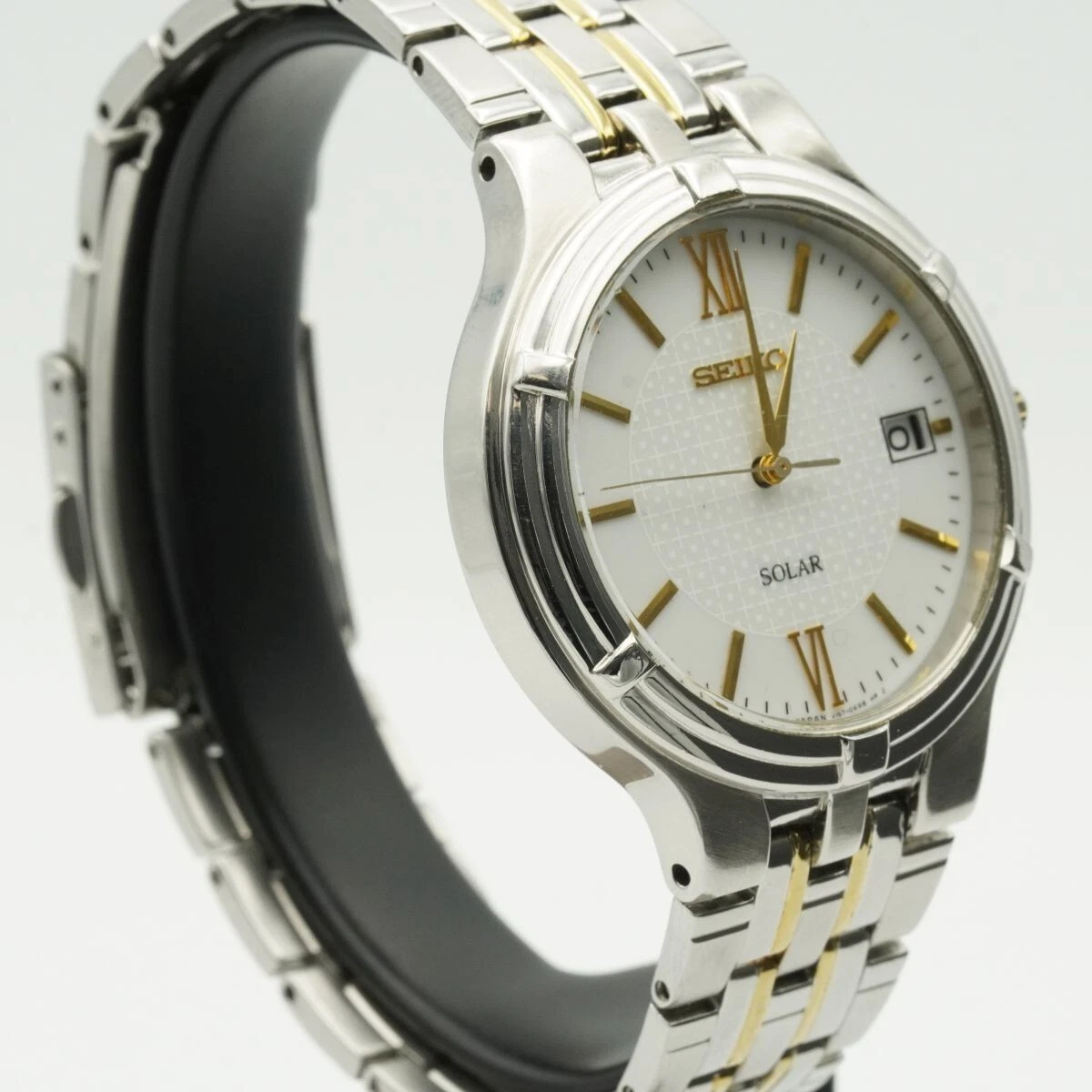 SEIKO Solar Herren Uhr 35mm V157-0AA= Men Watch From JAPAN S078