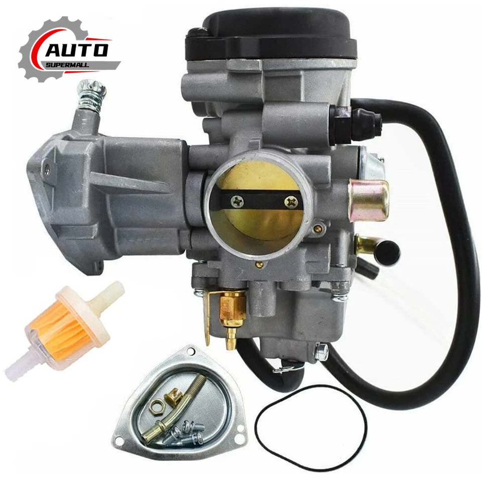 New For 2008-2009 Yamaha Rhino 450 YXR450FA 4x4 Carb Carburetor W/ Fuel Pump - Image 2 of 4