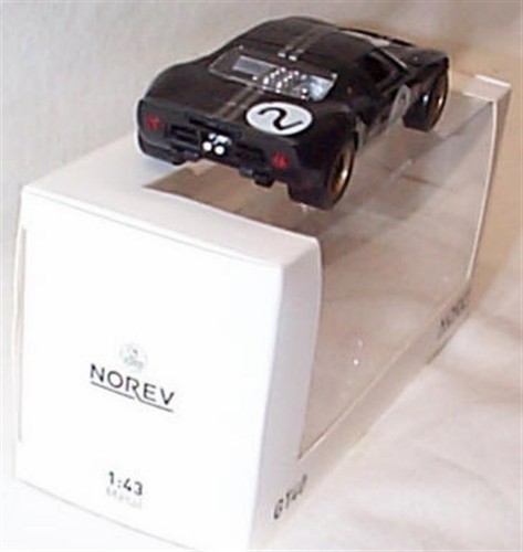 Norev Ford GT40 Black Gold Wheels No2 1966 New in Box - Picture 3 of 4